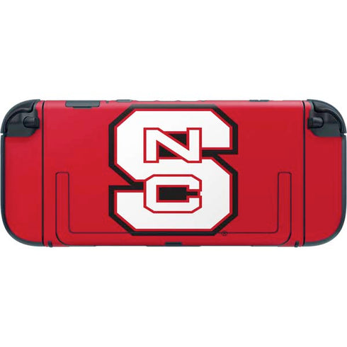 North Carolina State University Logo Red Nintendo Switch 2 (2025) with Joy-Con Skin